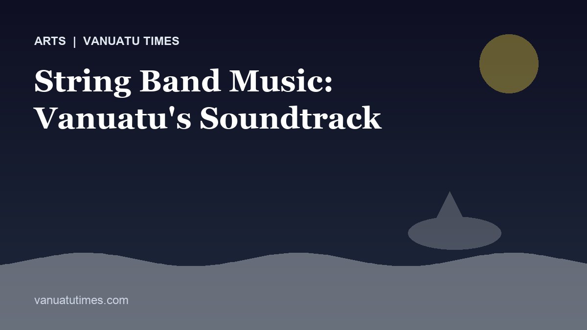 String Band Music: Vanuatu's Soundtrack - Vanuatu Times